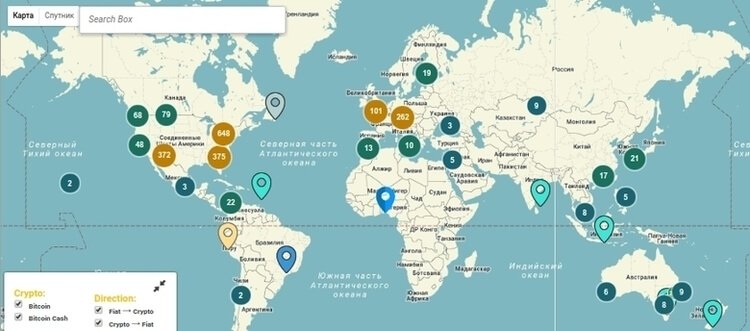 Биткоины на карту мир биткоин график за 6 лет